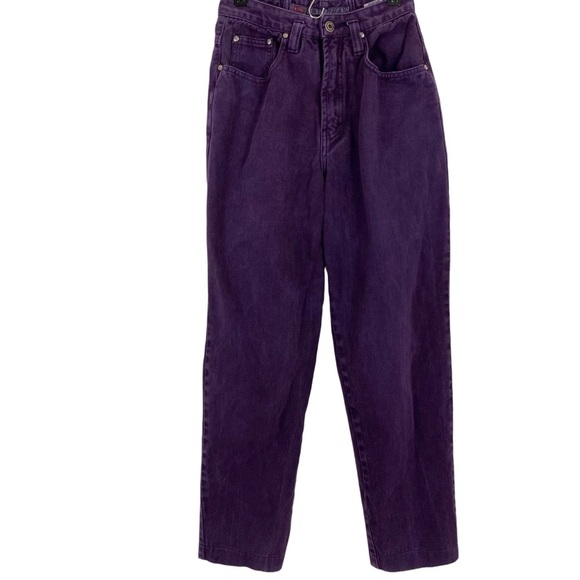 UNIONBAY Denim - Vintage Union Bay Juniors Mom Jeans Tag Size 5 (23x27.5) Purple 90's Y2K